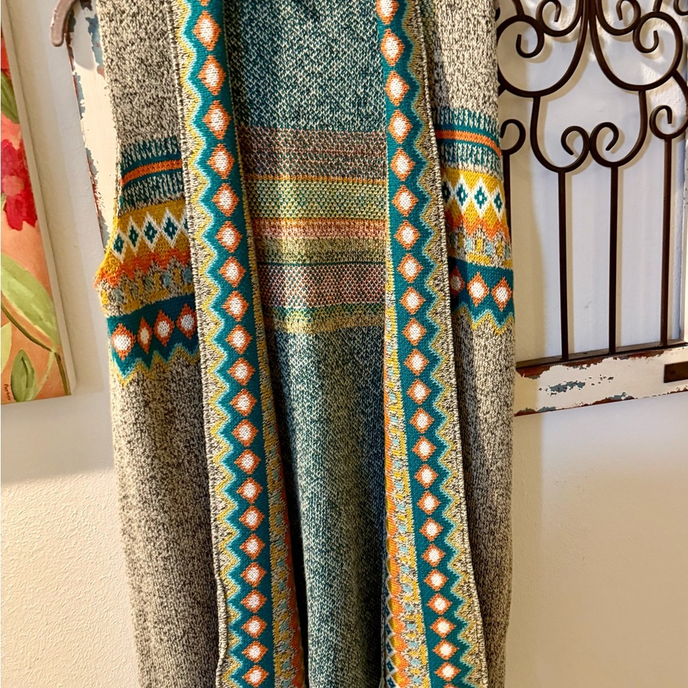 Cato Multicolor Patterned Cardigan - Picture 2 of 4